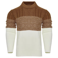 Men's Knitted Sweater Fashion Long-sleeved Pullover Tops Fall And Winter Clothing