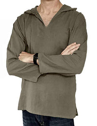 Men's New Cotton And Linen Ethnic Style T-shirt