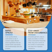 Indoor Home Kitchen Cockroach Killing Bait Gel