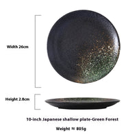Japanese Household Simple Ceramic Shallow Plate