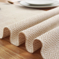 Home Decoration Simple Woven Cotton And Linen Table Runner