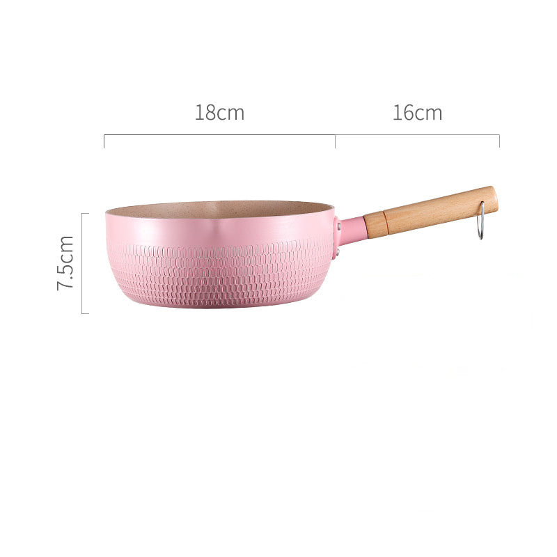 Home Kitchen Non-stick Koping Instant Noodle Stone Baby Boiled Hot Milk Supplement Soup Pot