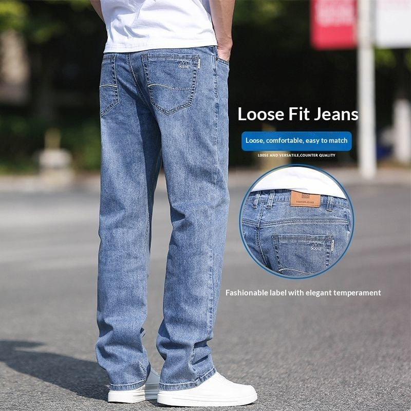 Springautumn Loose Straight-leg Casual Trousers