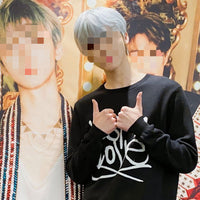 Sweatshirt Loose Cotton Letter Round Neck