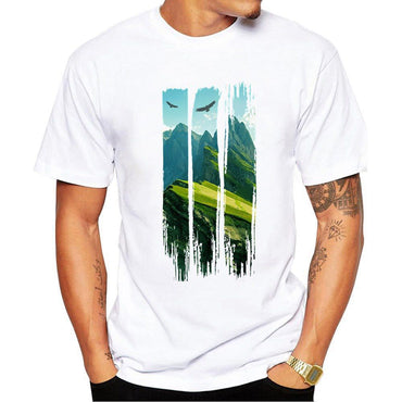 New Style Loose Short-Sleeved T-Shirt Fashion Personality Printing Bottoming Shirt
