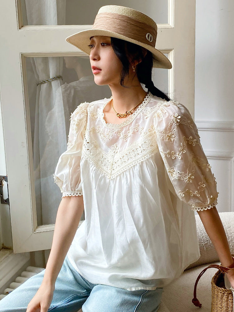 French Style Temperament Lady Socialite Style Blouse