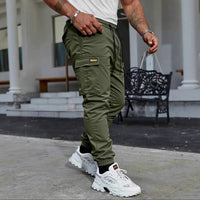 Mens Outdoor Casual Long Pants Sweatpants American Style