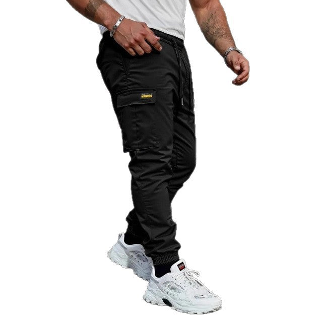 Mens Outdoor Casual Long Pants Sweatpants American Style