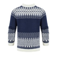 Men's Knitted Sweater Fashion Long-sleeved Pullover Tops Fall And Winter Clothing