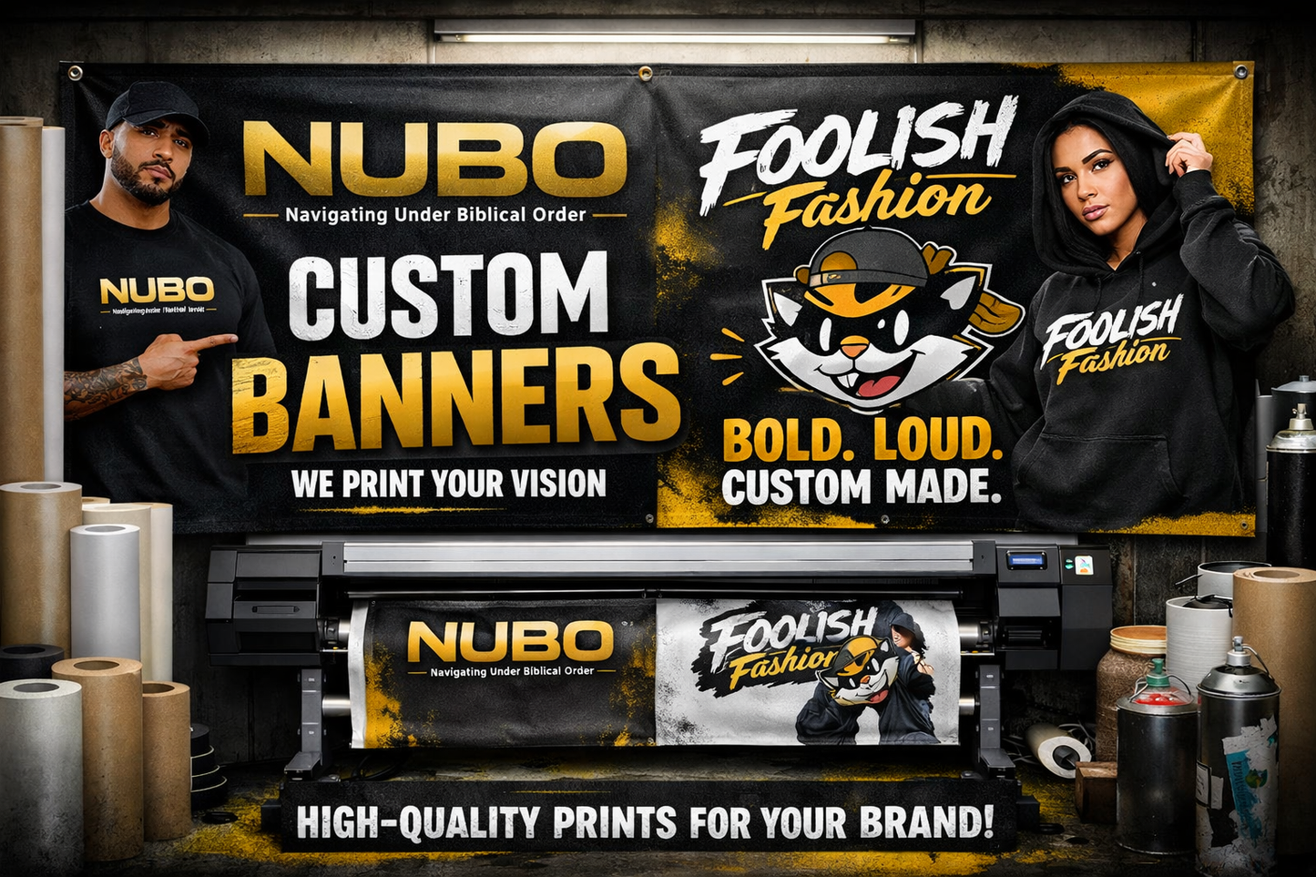 CUSTOM BANNERS