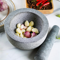 Stone Mortar Vintage Marble Kitchen Home Grinder