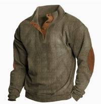 Men's Casual Printed Pullover Sweatshirt Knitwear
