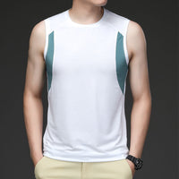 Fashion Thin Personality Ice Silk Vest Men