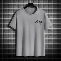 Retro Loose-fit Short-sleeve Printed T-shirt