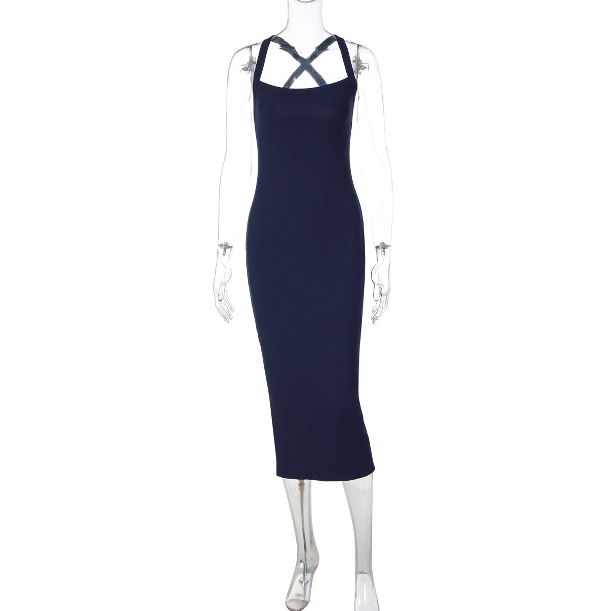 Women's Ethereal-style Halter-neck French-style Dress