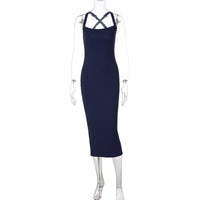 Women's Ethereal-style Halter-neck French-style Dress
