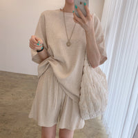Summer short-sleeved gray urban casual western style