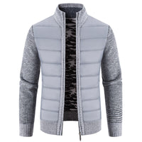 Men's Cardigan Sweater Stand Collar Sweater Coat