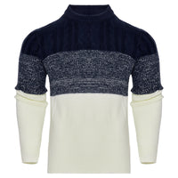 Men's Knitted Sweater Fashion Long-sleeved Pullover Tops Fall And Winter Clothing