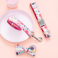 Custom Lettering Dog Collar Print Personality Suit