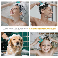 VIEJKLG Detachable Hair Styling Product Comfort Scalp Massage Brush Waterproof Personal Cleaning Bathroom Accessory Shampoo Tool