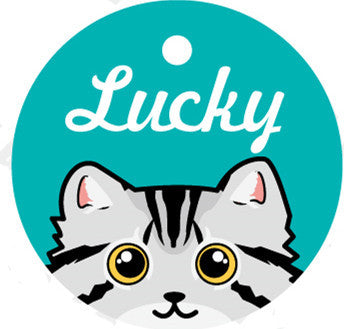 Pet Card Custom Lettering Identity Plate