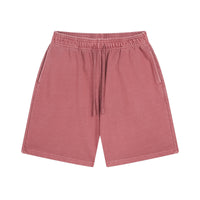 Washed Bi Pattern Dyed Vintage Terry Men's Sports Pure Cotton Shorts