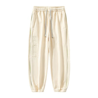 Men's Clothing Stitching Printing Ankle Banded Pants