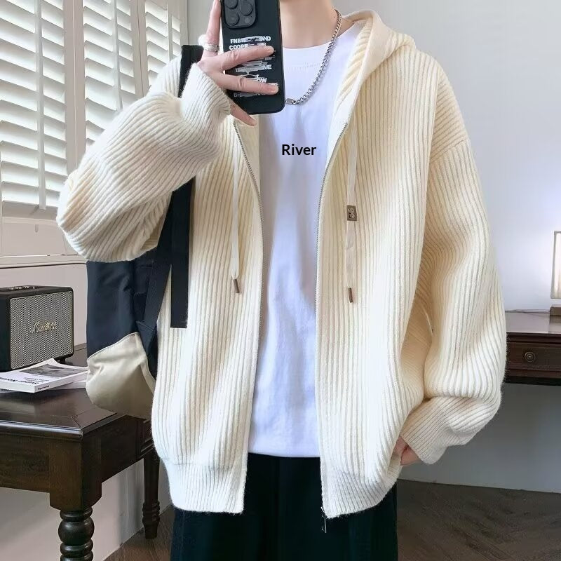 Stylish Cardigan Sweater Jacket For MenAutumnWinter Style