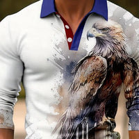 Design Button Long Sleeve Retro Loose Top