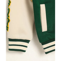 Toddler Kids Girls Boy's Trendy Embroidery Letters Print Jacket Baseball Collar Sports Casual Coat Children's Wear