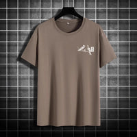 Retro Loose-fit Short-sleeve Printed T-shirt