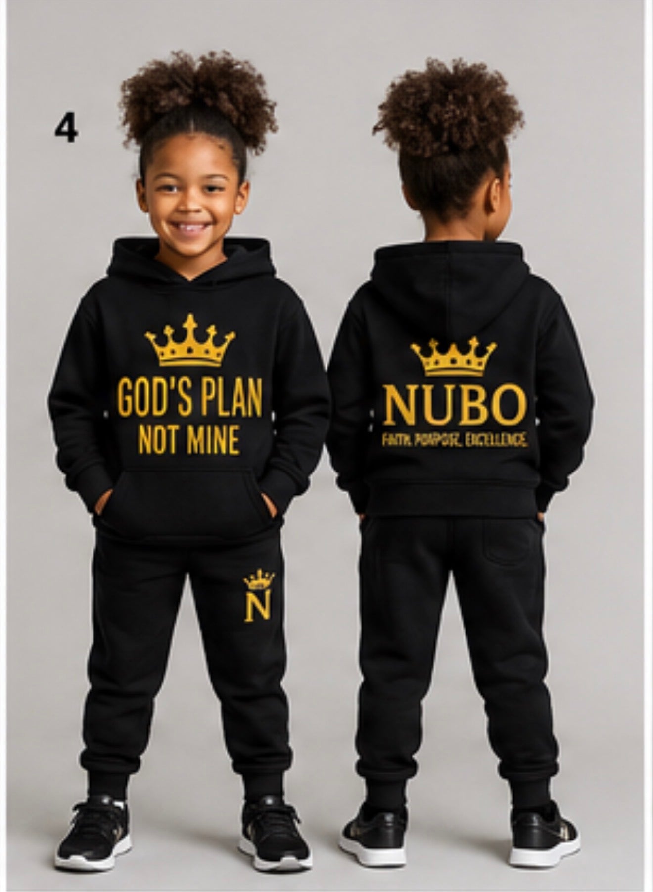 Kids God's plan or NUBO sweatsuit
