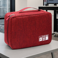 Electronics Luggage Black Red Blue Grey