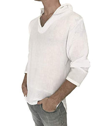 Men's New Cotton And Linen Ethnic Style T-shirt