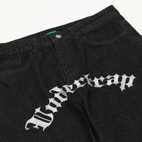 European And American Style Letter Embroidered Jeans