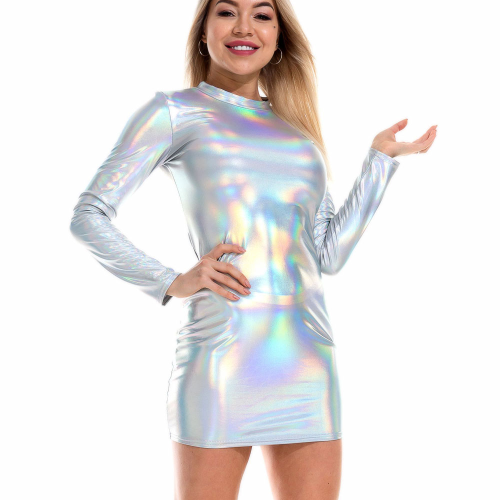 Long-sleeved Dress Fashion European And American Style Stage Style