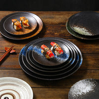 Japanese Household Simple Ceramic Shallow Plate