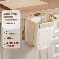 Foldable Trash Can Home Kitchen Cabinet Hanging