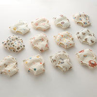 Korean Style Cotton Baby Training Learning Gauze Diaper Pants