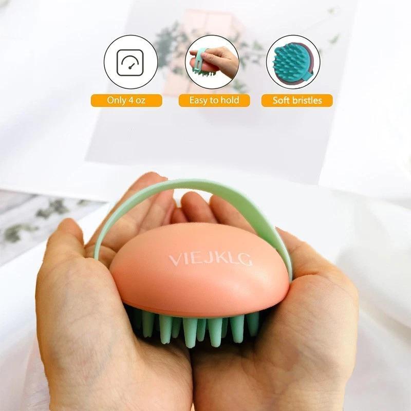 VIEJKLG Detachable Hair Styling Product Comfort Scalp Massage Brush Waterproof Personal Cleaning Bathroom Accessory Shampoo Tool