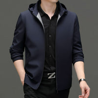 Hooded Jacket Casual Detachable Outerwear