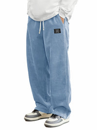 Mens Relaxed-fit Corduroy Casual Pants