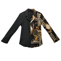 British Style Long-sleeved Printed Shirt Men's Slim Fit
