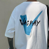Pure Cotton Hong Kong Style Retro Short-sleeved T-shirt Men