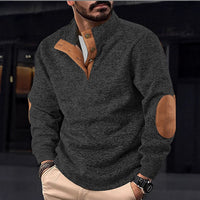 Men's Casual Printed Pullover Sweatshirt Knitwear
