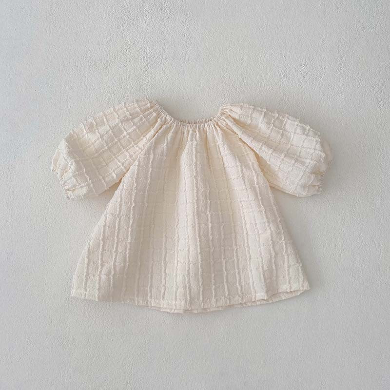Spring And Autumn New Plaid Solid Color Baby Jumpsuit