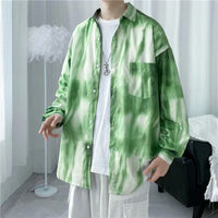 Hong Kong Style Vintage Floral Shirt Men