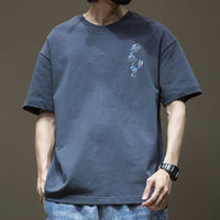 Men's American-style Retro Heavy Short-sleeved T-shirt