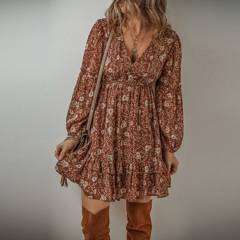 European And American Bohemian Style Dress Women